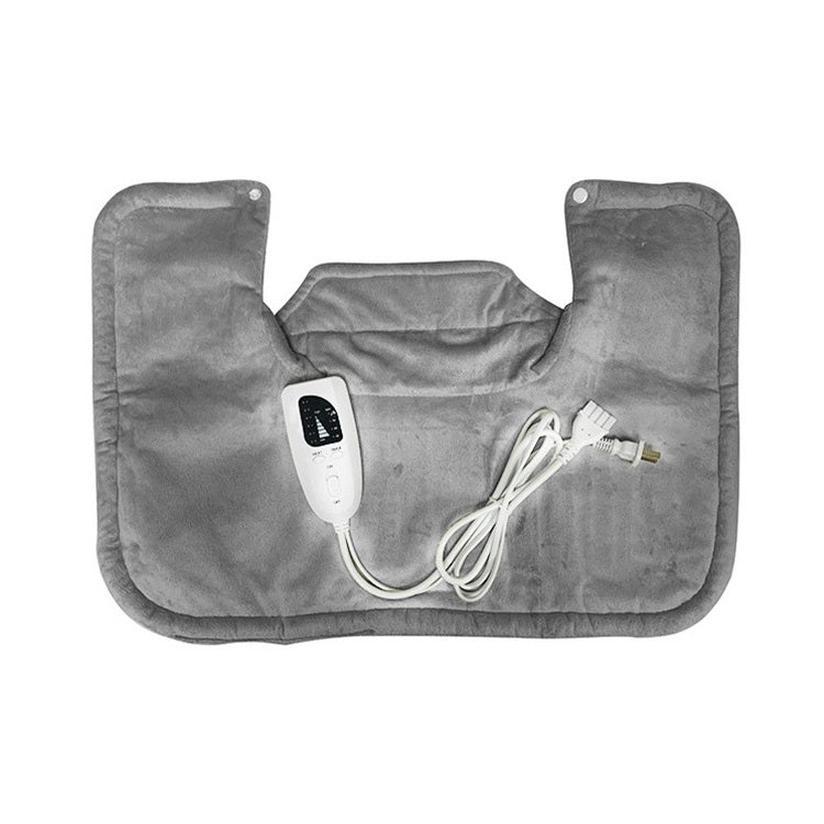 Electric Heated Thermal Shawl On The Back And The Neck EU Plug(Creamy-white)