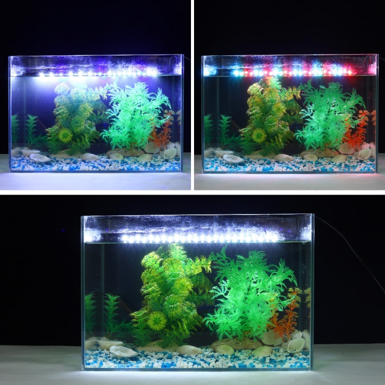Q20CF RGB Light 90-260V Aquarium Diving Light LED Fish Tank Light(EU Plug) - Fish Tank Lamps by PMC TechLife | Online Shopping South Africa | PMC TechLife