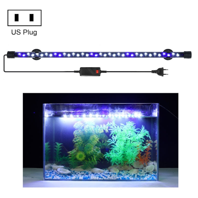 Q60BW Blue+White Light 90-260V Aquarium Diving Light LED Fish Tank Light(US Plug)