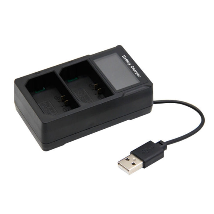 FZ100 USB LCD Screen Dual Charge Camera Battery Charger - Battery USB Charger by PMC Jewellery | Online Shopping South Africa | PMC Jewellery | Buy Now Pay Later Mobicred