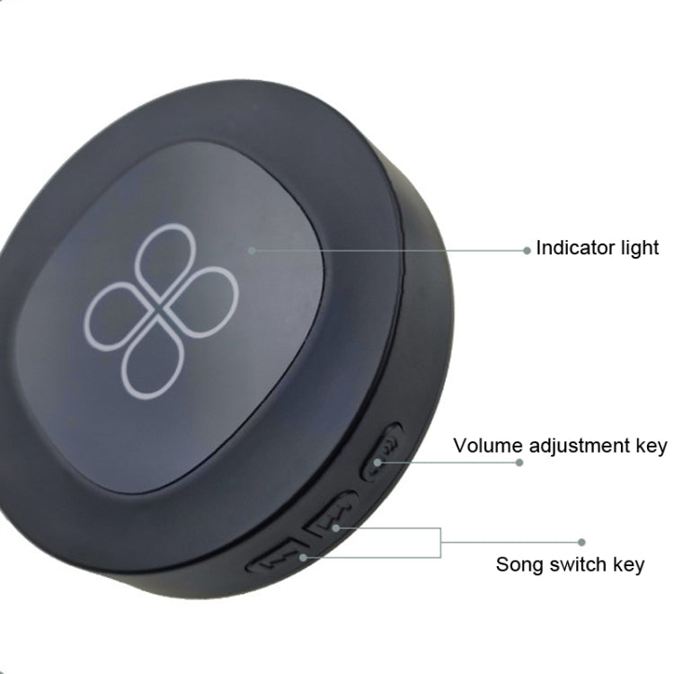 R16 1 For 1 Smart Wireless Self-Powered Hotel Home Electronic Call Doorbell(UK Plug Black)