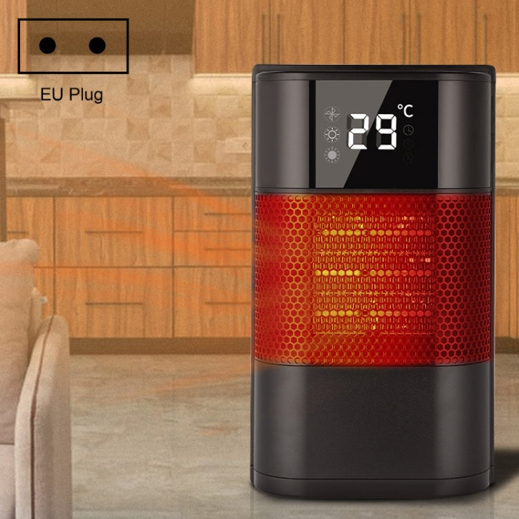 N8 Table Air Heater Indoor Quick Heat Energy Saving Electric Heater, Specification: EU Plug(Black)