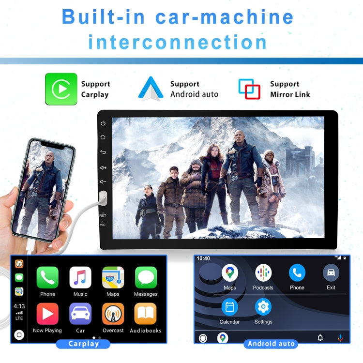 Q3570 9 inch Carplay Single Spindle MP5 Player, Style: Standard