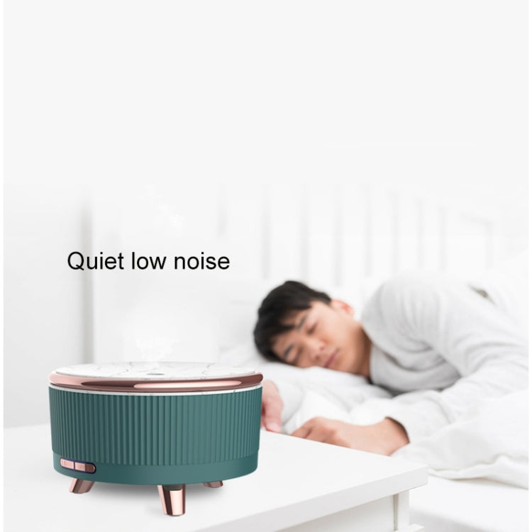 Ultrasonic Aromatherapy Diffuser Humidifier Essential Oil Diffuser UK Plug(Blue Flower Dot)