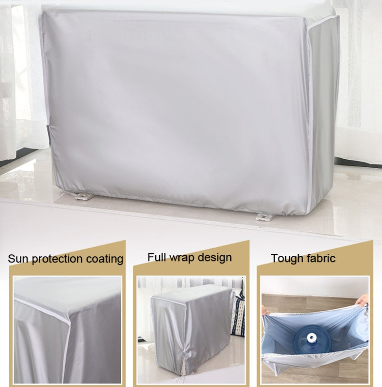 Outdoor Air Conditioning Cover Water-resistant Dust Cover Rainproof Cover,Size: S 80 x 28 x 54cm