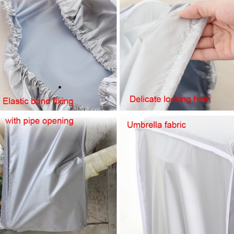 Outdoor Air Conditioning Cover Water-resistant Dust Cover Rainproof Cover,Size: S 80 x 28 x 54cm