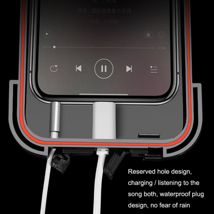 WEST BIKING Bicycle Riding Water-resistant and Shockproof Phone Bracket, Style: Handlebar