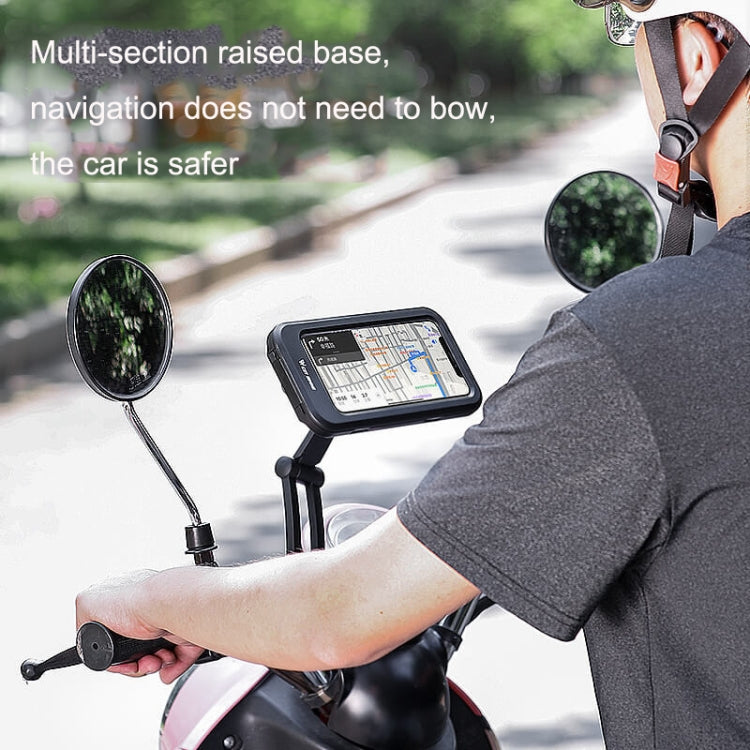 WEST BIKING Bicycle Riding Water-resistant and Shockproof Phone Bracket, Style: Handlebar