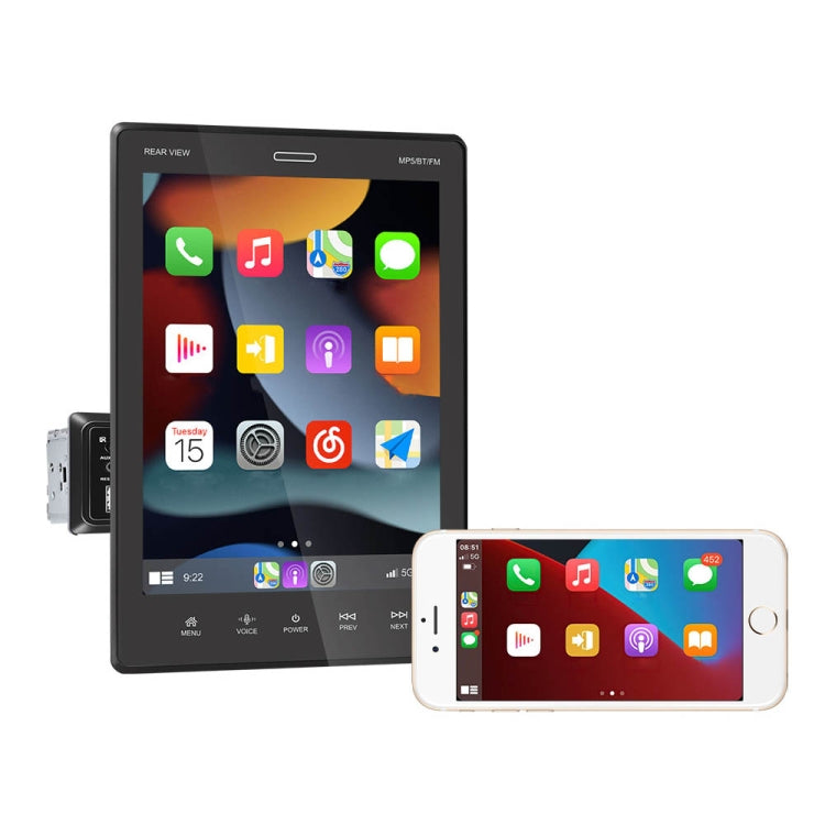 C800 9.5 Inch MP5 Single Butt Carplay Player, Style: Standard