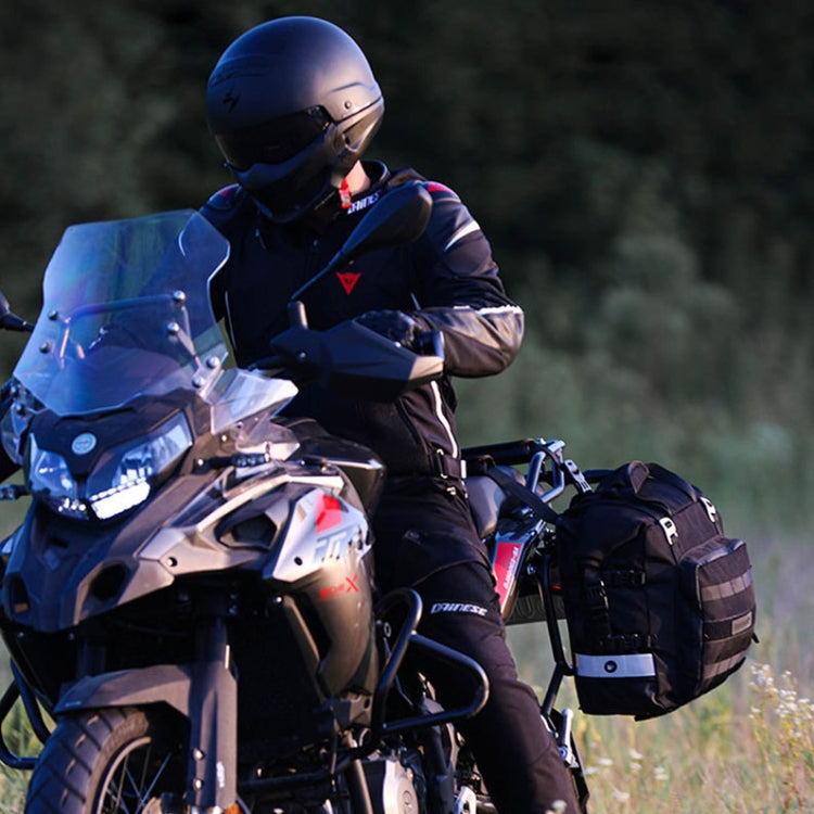 Rhinowalk MT2040 20L Large Capacity Water-resistant Quick Release Motorcycle Side Bag(Black)