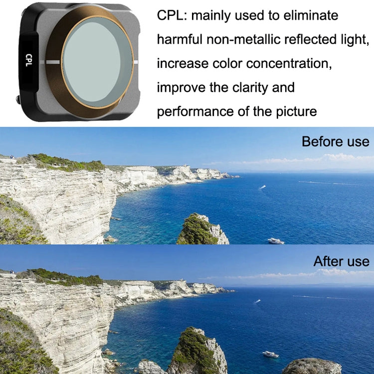 JSR For DJI Mavic Air 2 Motion Camera Filter, Style: UV+CPL+ND8+ND16+ND32+ND64+STAR+Anti-light