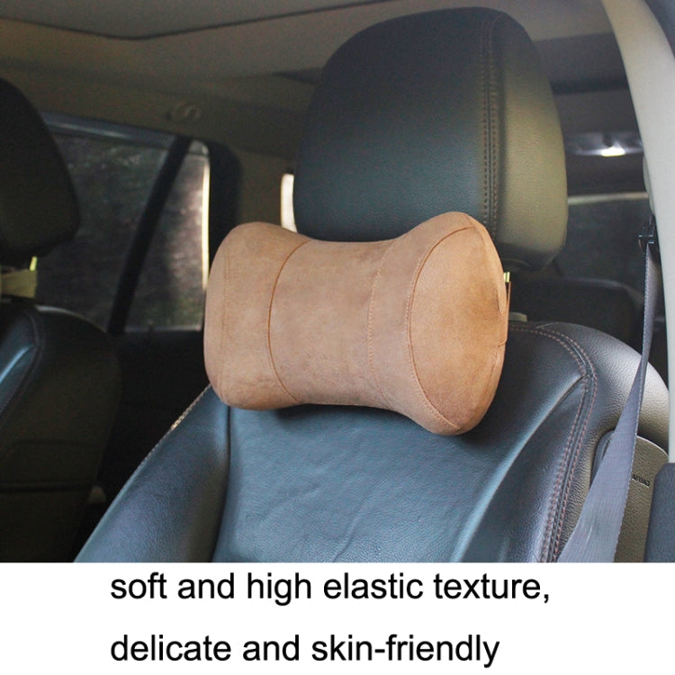 Car Memory Cotton Headrest Protective Cervical Spine Seat Sleeping Pillow(Beige) - Seat Accessories by PMC TechLife | Online Shopping South Africa | PMC TechLife | Buy Now Pay Later Mobicred