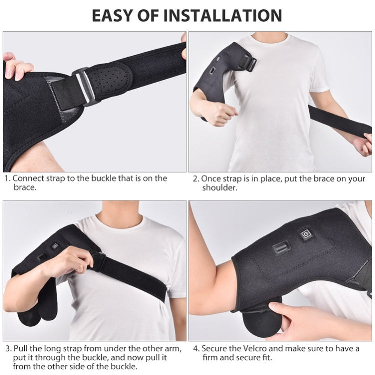 Electric Heating Warm Shoulder Protector To Relieve Shoulder Pain USB Model - free shipping - PMC TechLife - Order now!