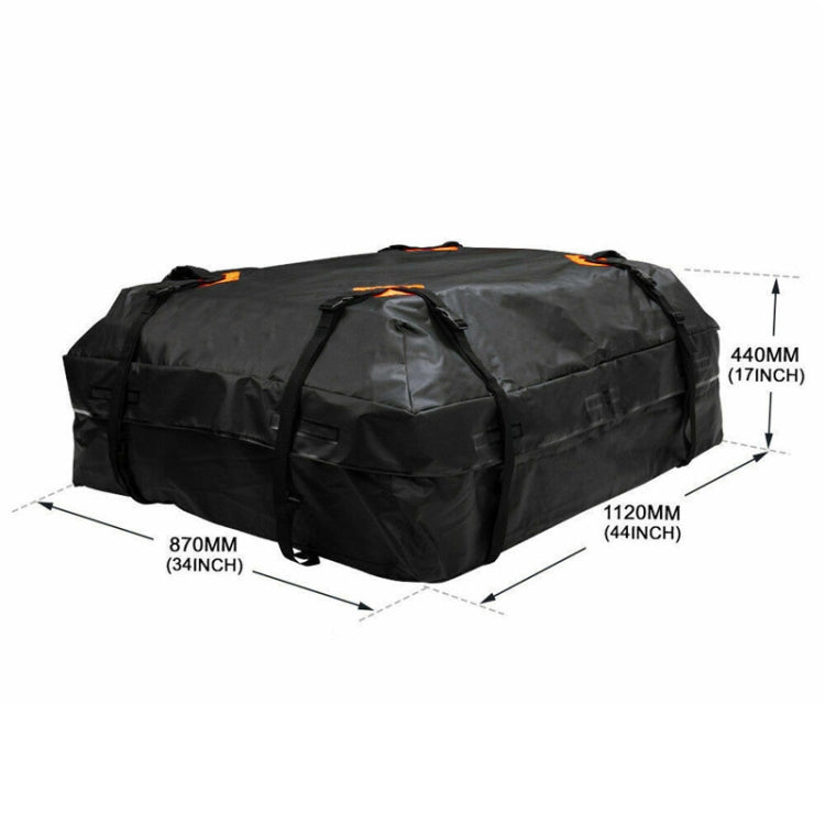 600D Oxford Cloth Car Roof Water-resistant Luggage Storage Bag, Style: Roof Pack+Non-slip Mat
