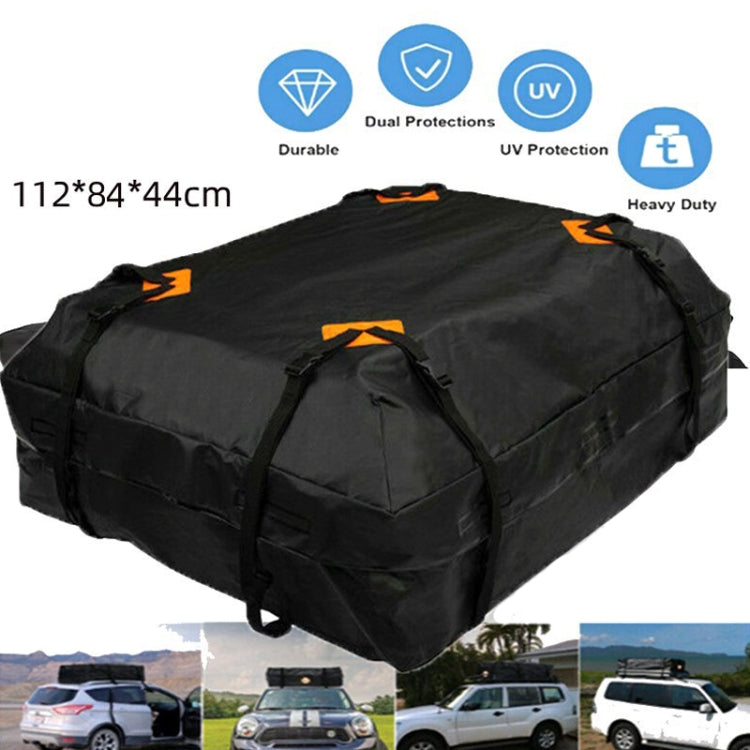600D Oxford Cloth Car Roof Water-resistant Luggage Storage Bag, Style: Roof Pack+Non-slip Mat