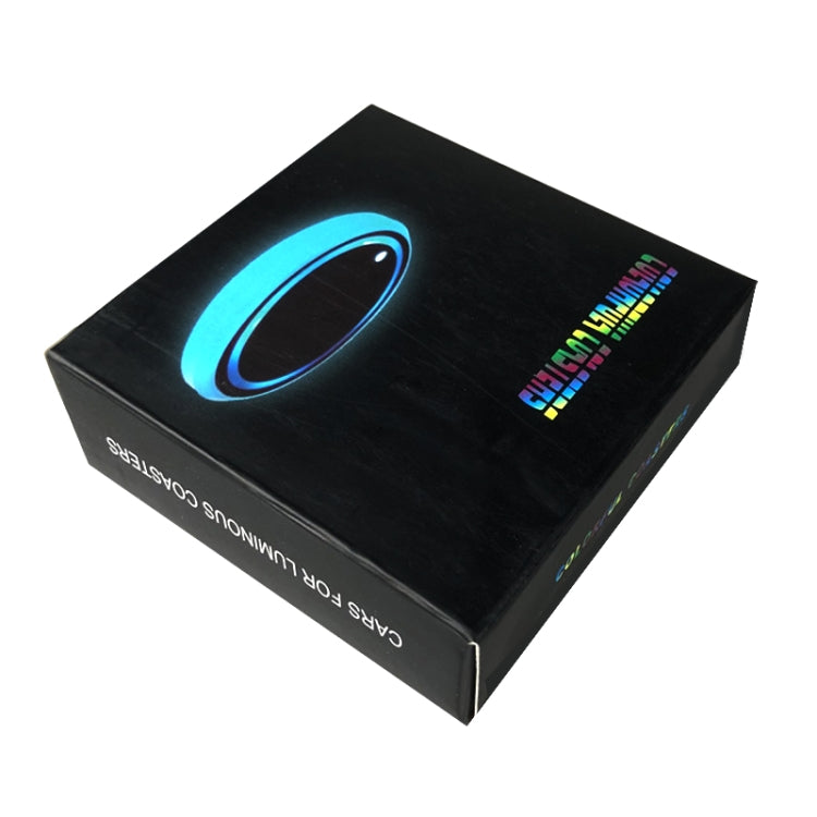 1 Pair Automotive LED Colorful Luminous Water Coaster Acrylic Car Cup Tank Atmosphere Lamp(Star Model) - Car Drink Holders by PMC Jewellery | Online Shopping South Africa | PMC Jewellery | Buy Now Pay Later Mobicred