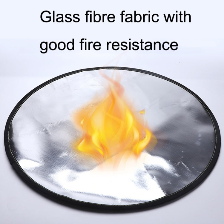 Round Camper Camping Lawn Fire Rack Flame Insulation Land, Diameter: 36 Inches - Camping Mats by PMC TechLife | Online Shopping South Africa | PMC TechLife | Buy Now Pay Later Mobicred