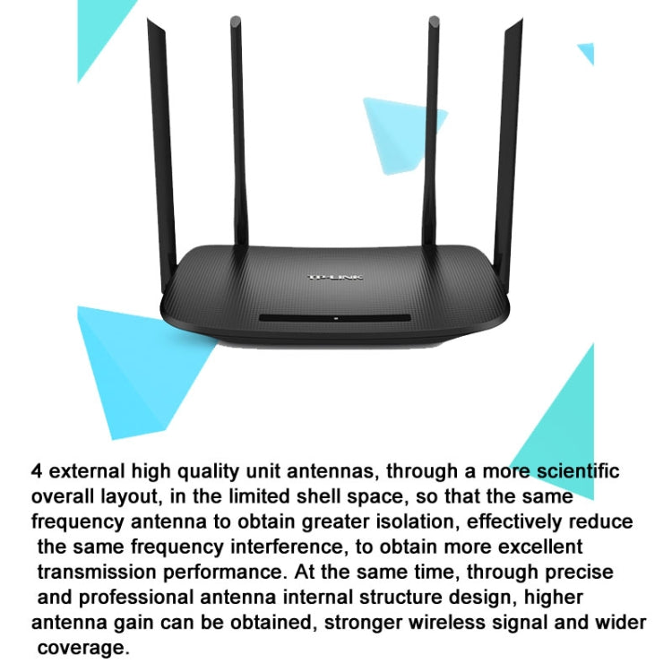 TP-LINK TL-WDR5620 AC1200 5G/2.4G Dual-Band Gigabit Wireless Router,CN Plug With 1m Network Cable