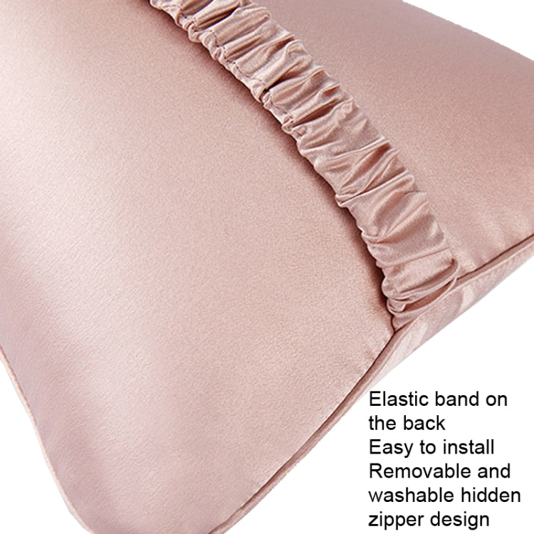 TZ19 Silk Car Head Pillow Car Memory Foam Comfort Lumbar Support(Champagne) - Seat Accessories by PMC TechLife | Online Shopping South Africa | PMC TechLife | Buy Now Pay Later Mobicred