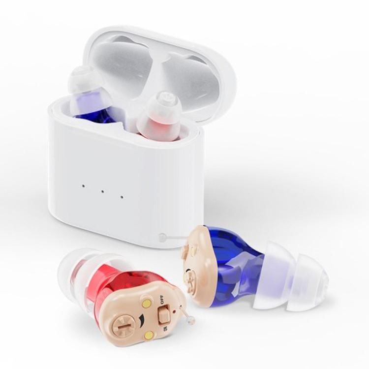 GM-915 Type-C Port CIC Hearing Aids Rechargeable Invisible Sound Amplifier(Red Blue) - free shipping - PMC Jewellery - Order now!