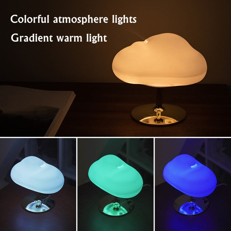 270ml Cloud Aroma Diffuser Humidifier USB Table Lamp(Silver Bottom)