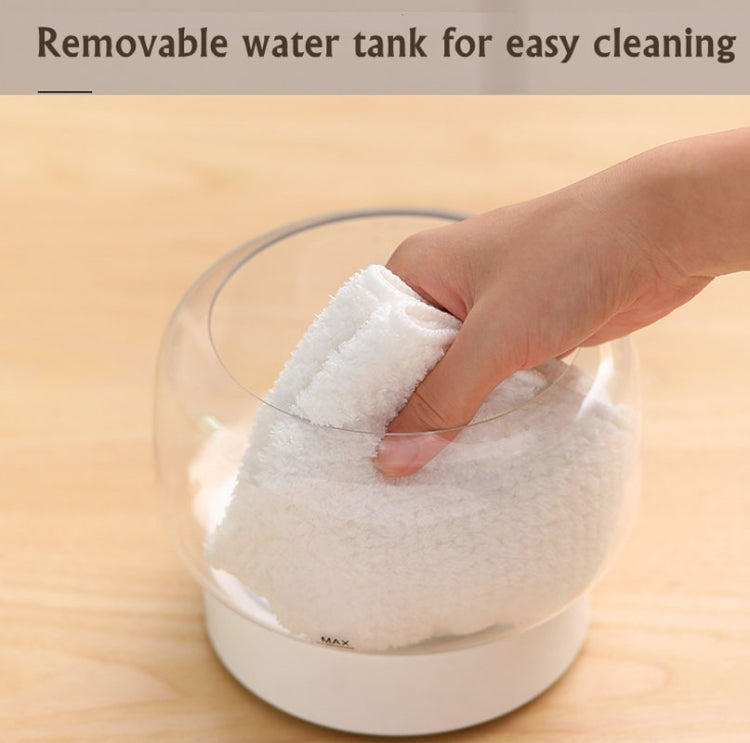 400ml Rose Aromatherapy Diffuser Timing Humidifier with Seven-color Light,CN Plug(Gray)
