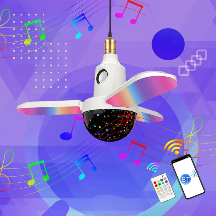 ZSCPH-001 40W Multifunctional Bluetooth RGB Colorful Three-Leaf Music Atmosphere Light, Size: L (Magic Ball) - Smart Light Bulbs by PMC TechLife | Online Shopping South Africa | PMC TechLife | Buy Now Pay Later Mobicred