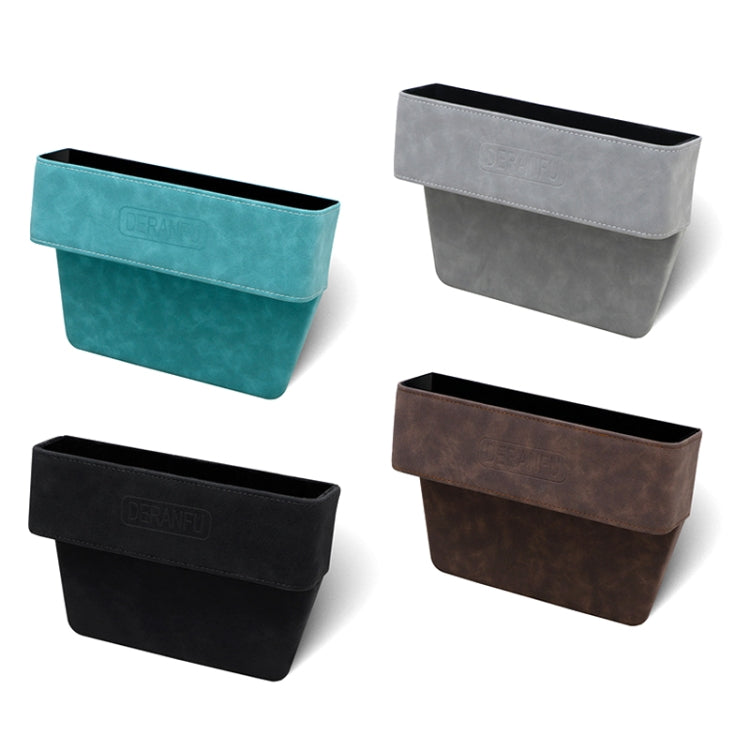 DE RAN FU Car Seat Storage Box Cup Holder Fur Citrine Phone Sundry Storage Box(Grey)