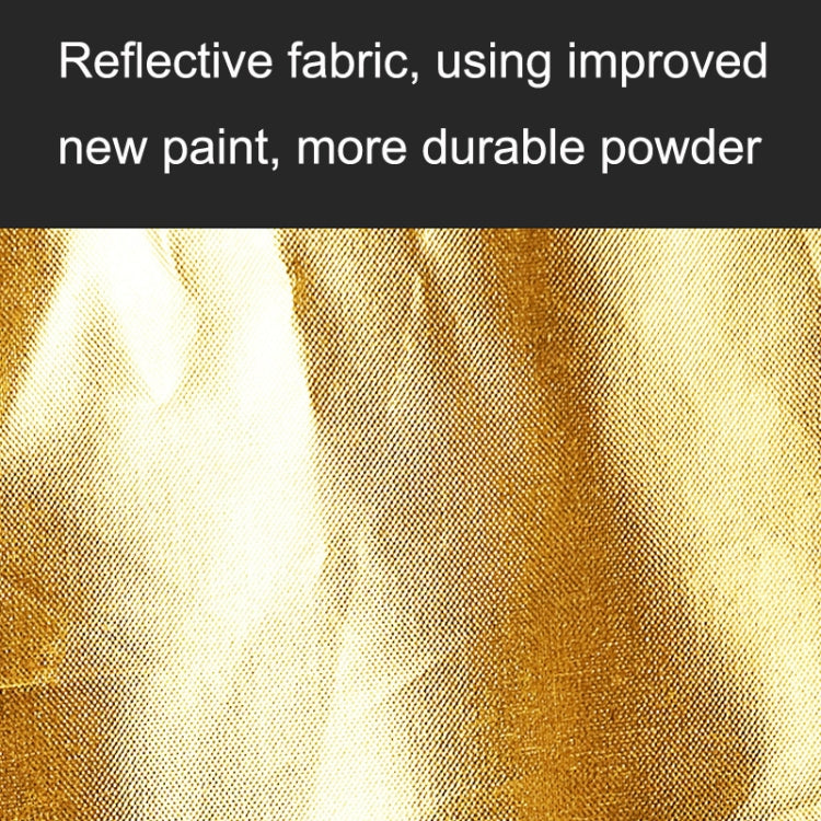 Selens 5 In 1 (Gold / Silver / White / Black / Soft Light) Folding Reflector Board, Size: 120x180cm - free shipping - PMC Jewellery - Order now!
