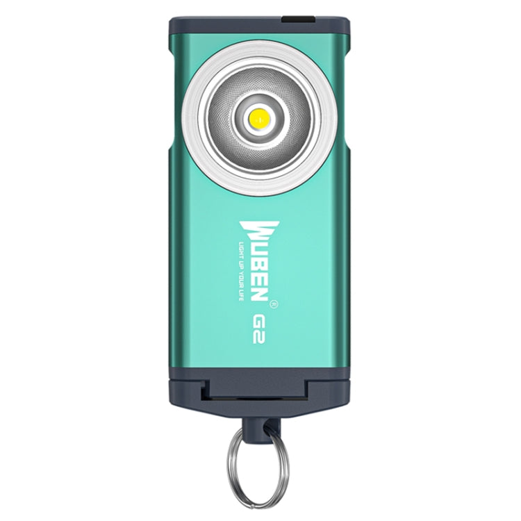 WUBEN G2 Strong Light LED Flashlight USB Outdoor Campers And Household Super Bright Key Chain Light(Green) - free shipping - PMC Jewellery - Order now!