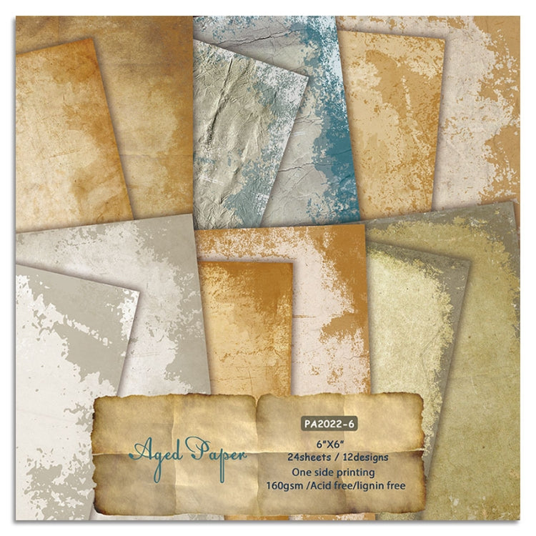 1 Sets PA2022 DIY Album Clipboard Handbook Card Background Paper, Size: 6 inch