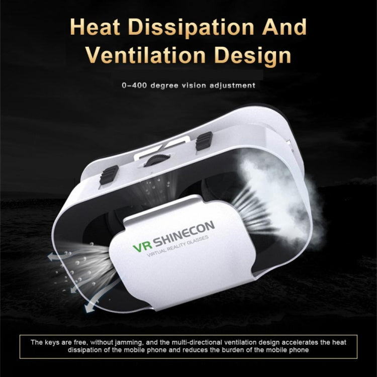 VRSHINECON G05 5th 3D VR Glasses Virtual Headset Digital Glasses(White) - free shipping - PMC Jewellery - Order now!