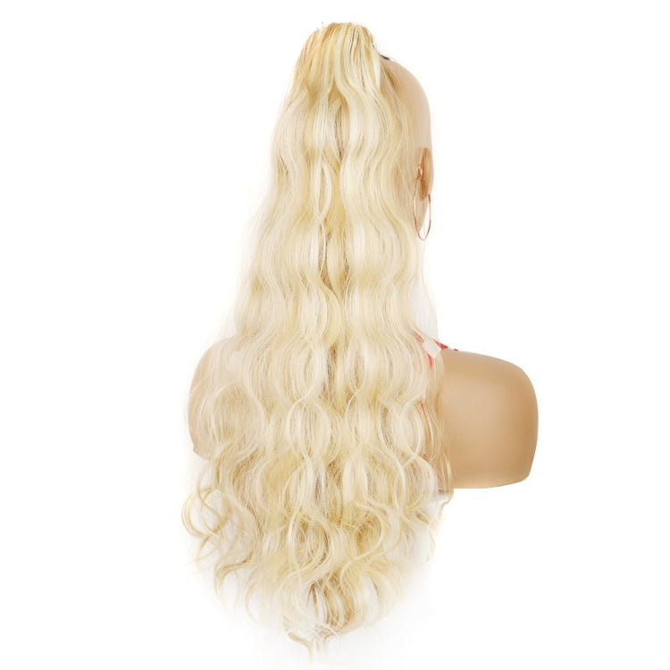 MST08 Adhesive Tie-On Wigs Ponytail Fluffy Long Curly Wigs High-Ponytail(1B) - free shipping - PMC TechLife - Order now!