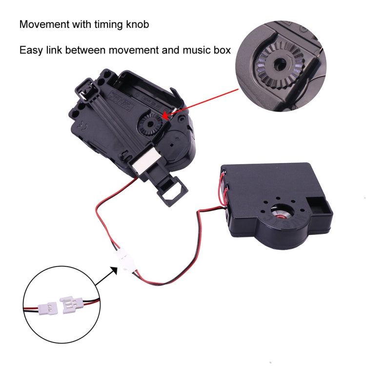 Quartz Pendulum Clock Movement DIY Movement Kits with 2 Pairs Hands - DIY Clocks by PMC Jewellery | Online Shopping South Africa | PMC Jewellery | Buy Now Pay Later Mobicred