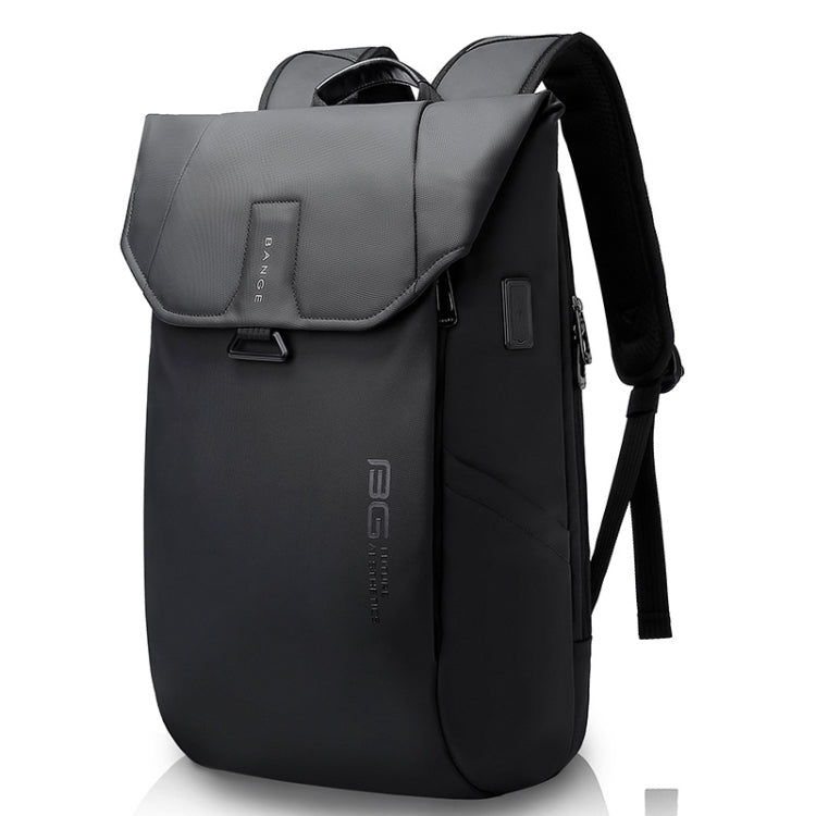 BANGE BG-2575 Anti theft Waterproof Laptop Backpack 15.6 Inch Daily Work Business Backpack(Black) - free shipping - PMC Jewellery - Order now!