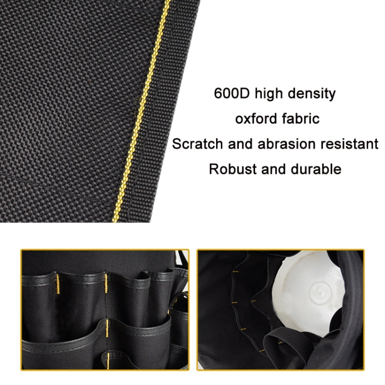 WINHUNT Multifunction Repair Hardware Barket Barrel Bag(30x28cm) - Storage Bags & Boxes by WINHUNT | Online Shopping South Africa | PMC Jewellery | Buy Now Pay Later Mobicred