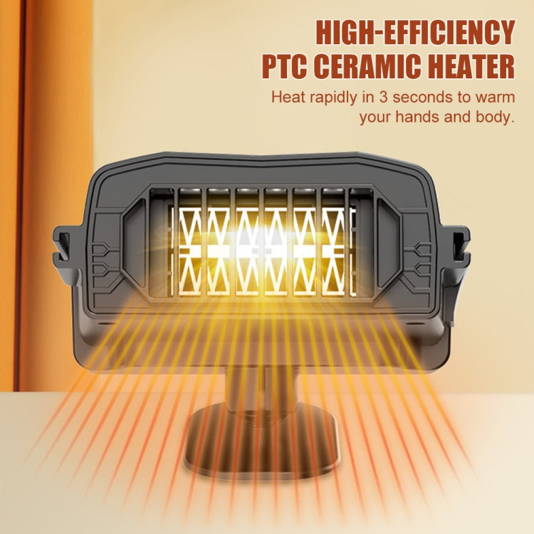 Car 12V Heater Defrost Snow Defogger, Color: Yellow Dual Use - Heating & Fans by PMC TechLife | Online Shopping South Africa | PMC TechLife | Buy Now Pay Later Mobicred