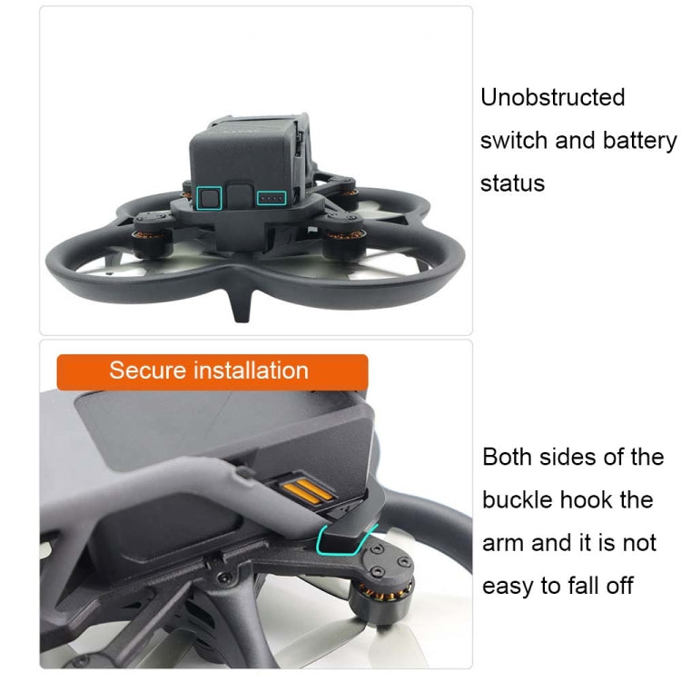 For DJI Avata CQT 913318 Body Battery Reinforcement Anti-drop Buckle - by PMC Jewellery | Online Shopping South Africa | PMC Jewellery