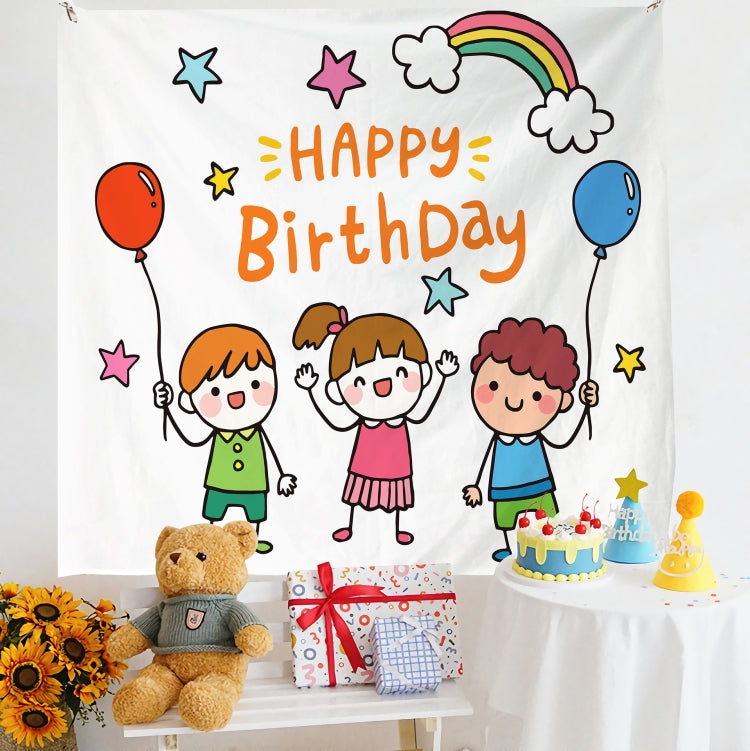 Birthday Layout Hanging Cloth Children Photo Wall Cloth, Size: 180x230cm Velvet(19) - Cartoon by PMC TechLife | Online Shopping South Africa | PMC TechLife | Buy Now Pay Later Mobicred