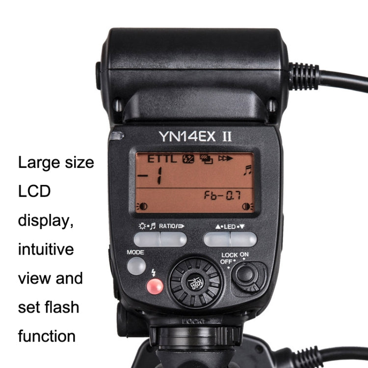 For Canon TTL Oral Insect Insect Teeth Ring Light YONGNUO YN-14EX II Macro Ring Flash Speedlite - free shipping - PMC Jewellery - Order now!