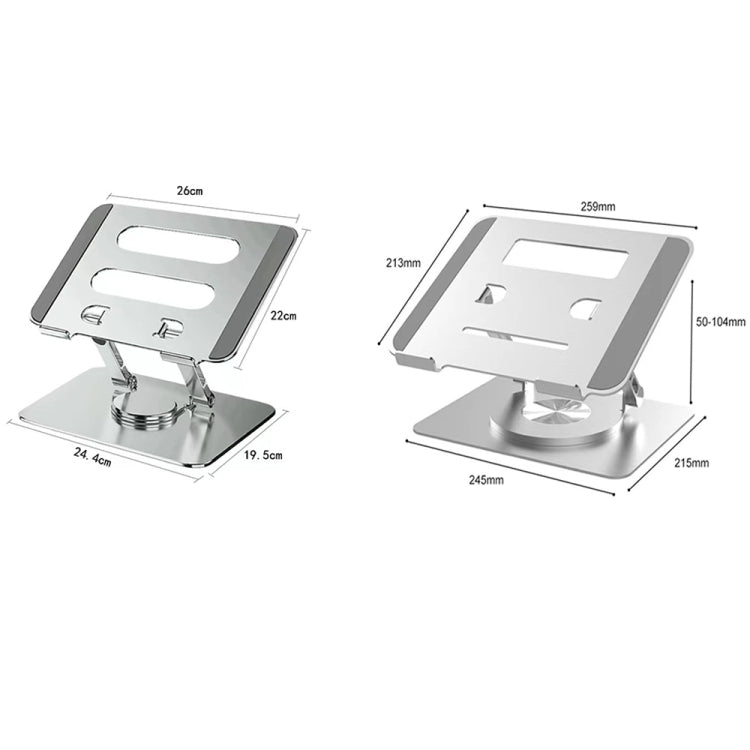 Multifunctional Desktop Foldable Rotating Laptop Cooling Bracket, Spec: SP-086 (Gray)