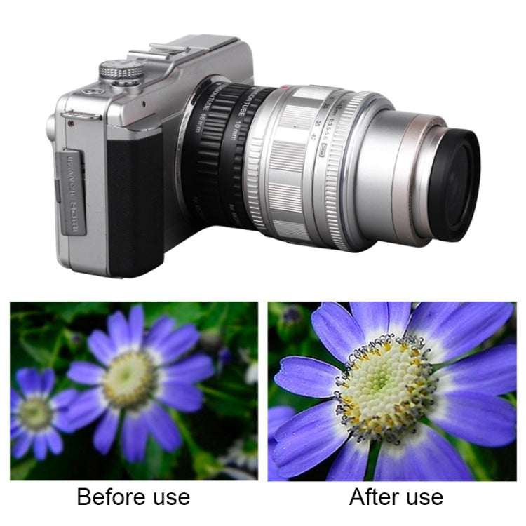 For Panasonic/Olympus VILTROX DG-M43 Camera Automatic Close-Up Ring Macro Ring Set - free shipping - PMC Jewellery - Order now!