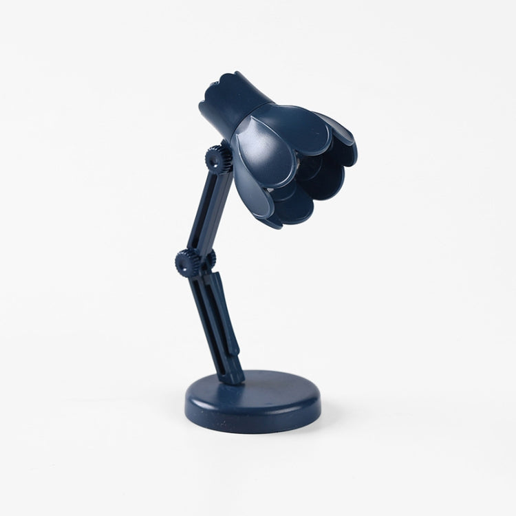 Flower Shape LED Mini Magnetic Table Lamp Foldable Bedside Night Light(09B Blue)