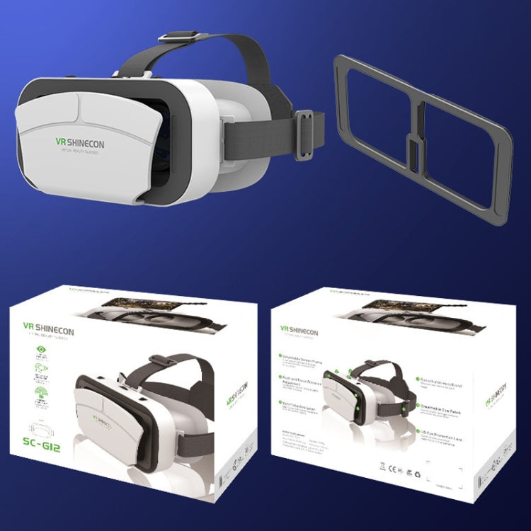 VRSHINECON G12 VR Glasses 3D Movie All In One Game Machine Immersive Virtual Reality Glasses(White) - VR Headset by VRSHINECON | Online Shopping South Africa | PMC Jewellery | Buy Now Pay Later Mobicred