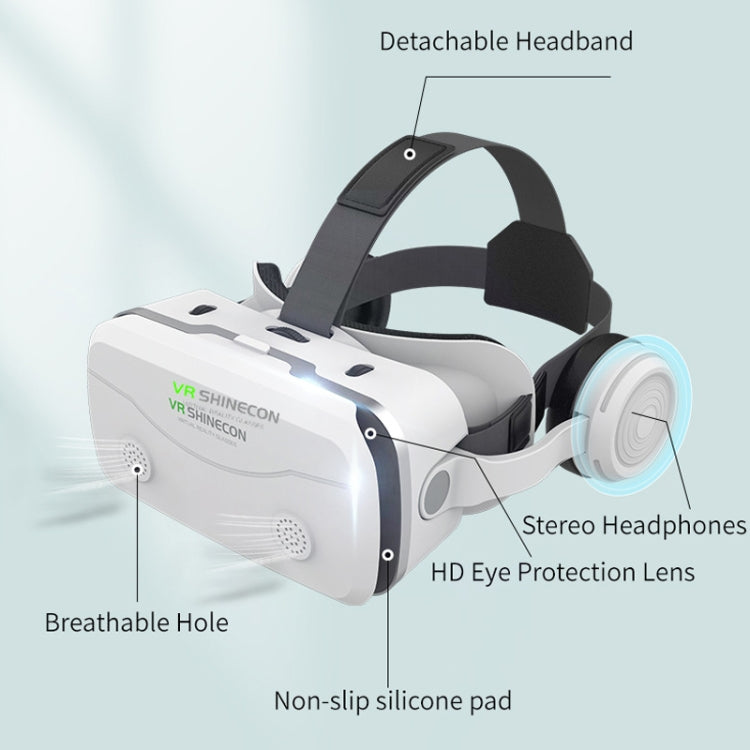 VRSHINECON G15E All In One Phone Special Headset Wearing 3D Glasses VR Game Console(Black) - free shipping - PMC Jewellery - Order now!