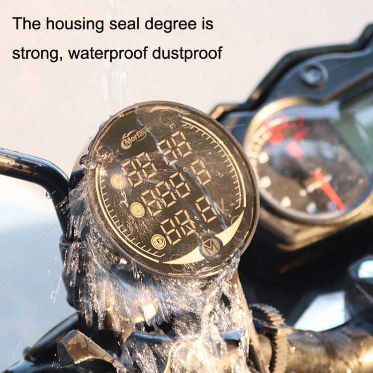 Morfayer YL-M05 5 In 1 Water Temperature Model 9-24V LED Night Vision Motorcycle Modification Instrument
