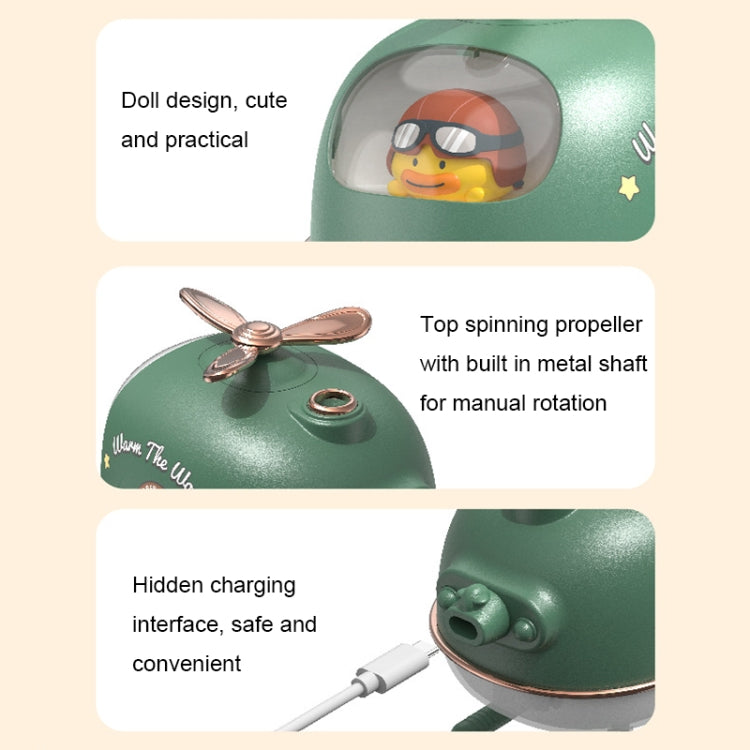 ICARER FAMILY IFJSQ07 Cartoon Nano Spray Atmosphere Night Light Humidifier, Spec: Charging (Green) - free shipping - PMC TechLife - Order now!