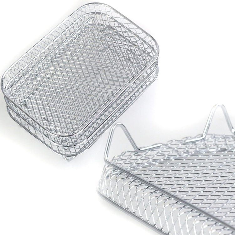 Air Fryer Accessories Three-Layer Steam Rack Stackable Dehydration Rack(Rectangle) - free shipping - PMC Jewellery - Order now!