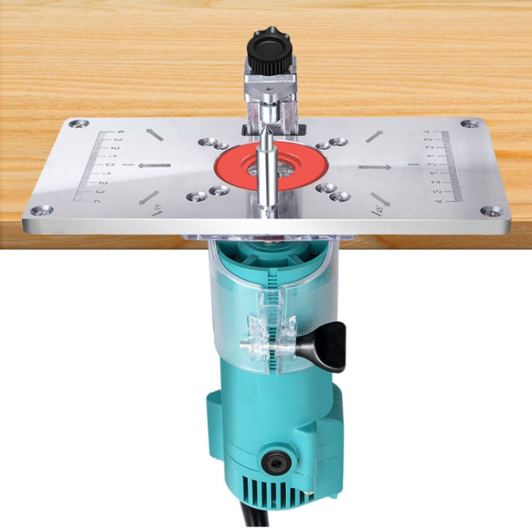 Woodworking Engraving Machine Slotted Flip Board(Red)