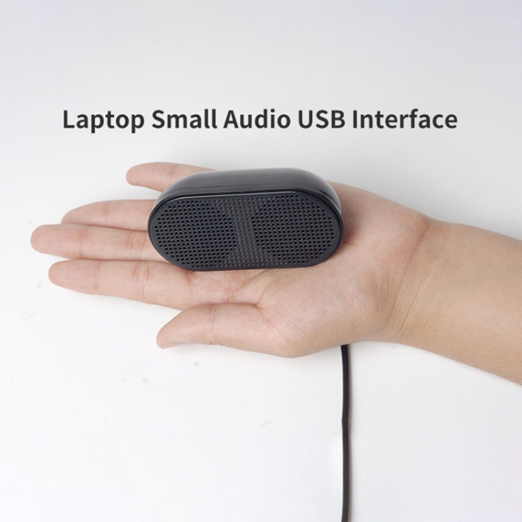 5002 USB Sound Card Computer Small Speakers Mini Desktop Audio(Black) - by PMC Jewellery | Online Shopping South Africa | PMC Jewellery | Buy Now Pay Later Mobicred